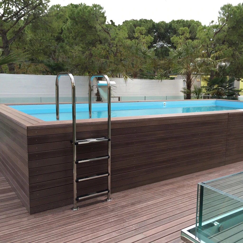 piscina e terrazza rivestite decking listotech